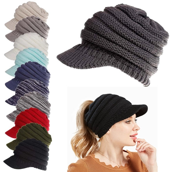 Bennie Tail Warm Knit Hat