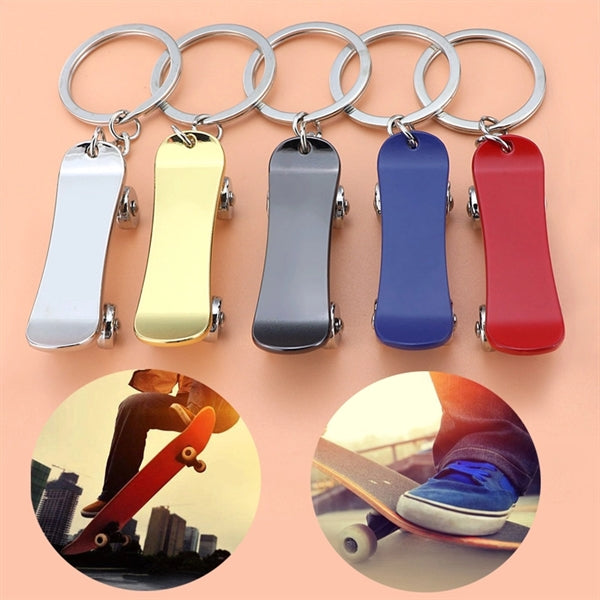 Funny Model Mini SkateBoard Keychains