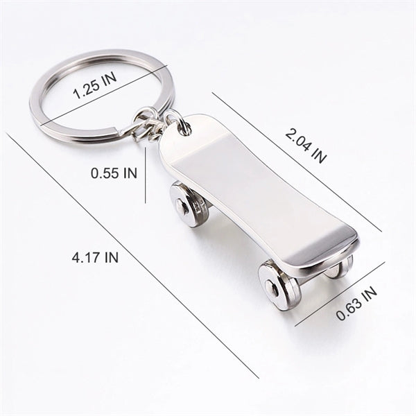 Funny Model Mini SkateBoard Keychains