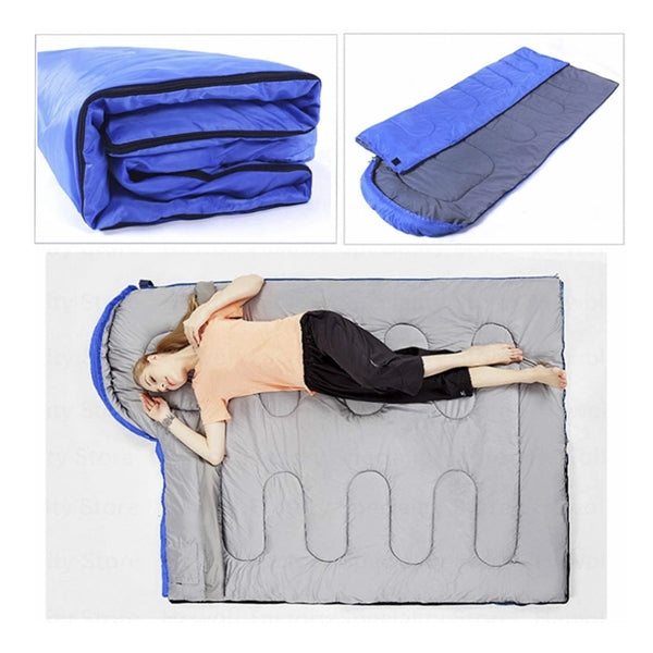 Envelope Hooded Outdoor Sleeping Bag
