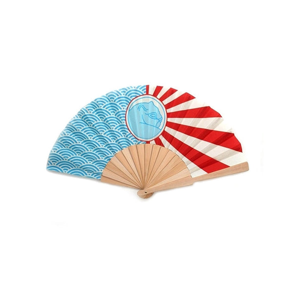 Full Color Foldable Wooden Hand Fan