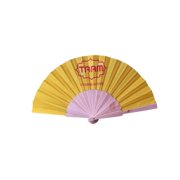 Full Color Foldable Wooden Hand Fan