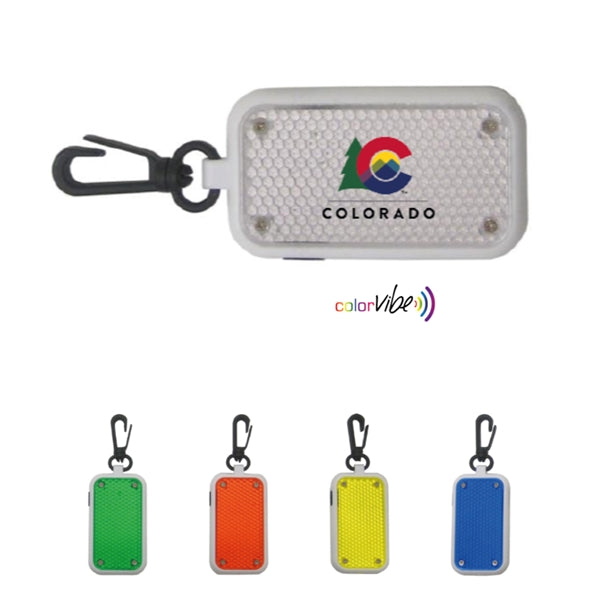 Flashing LED Safety Reflector