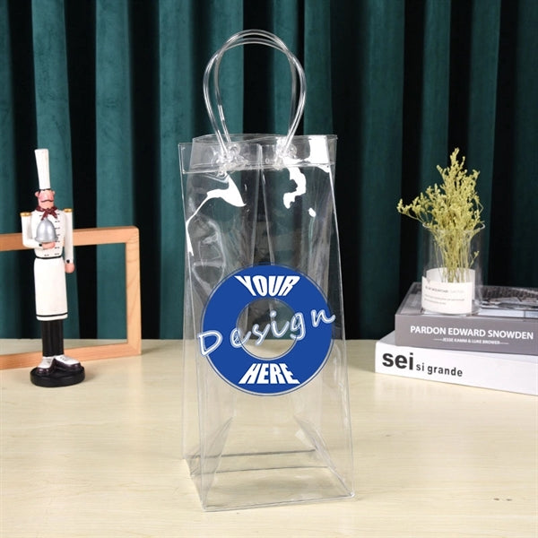 PVC Clear Single Bottle Wine Bags