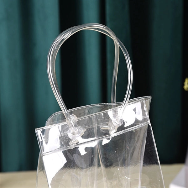 PVC Clear Single Bottle Wine Bags