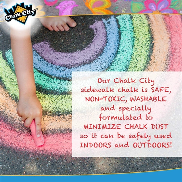 Sidewalk Chalk 20 Count- 5 colors