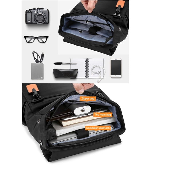Travel Backpack with USB Charge Cable