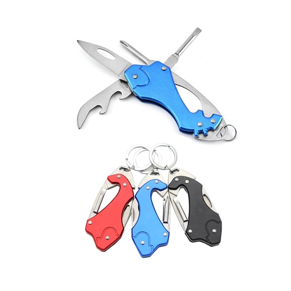 Multi-Function Pocket Tool Set With Keychain