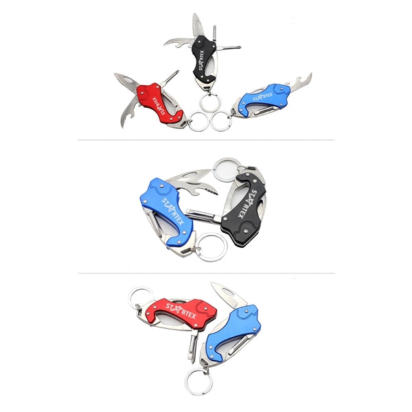 Multi-Function Pocket Tool Set With Keychain