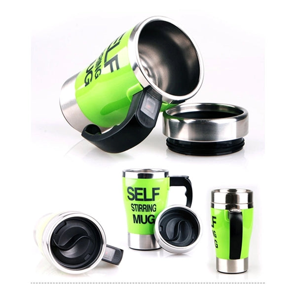 Stainless steel Automatic mixing coffee mug
