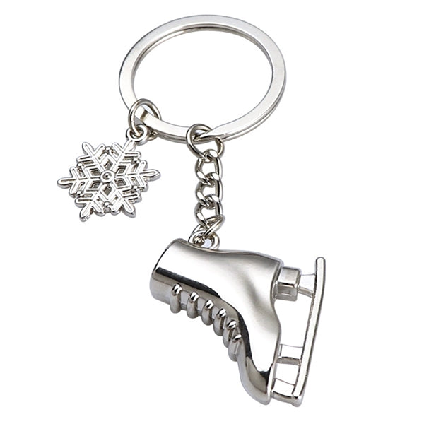 Ice skates keychain