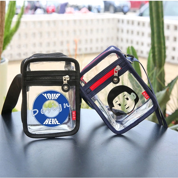 PVC Clear Messenger Bag