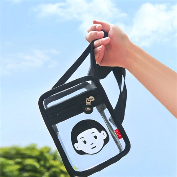 PVC Clear Messenger Bag
