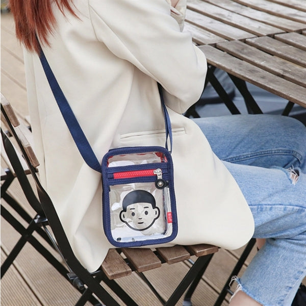 PVC Clear Messenger Bag