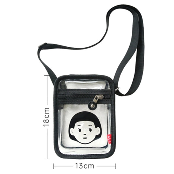 PVC Clear Messenger Bag