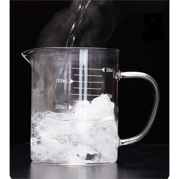 500ml Glass Measuring Cup With Bamboo Lid