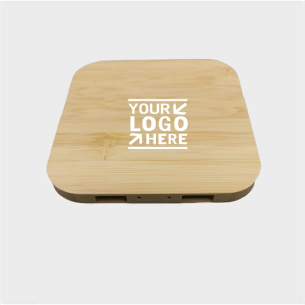 Wireless Mobile Biodegradable Bamboo Charger Pad