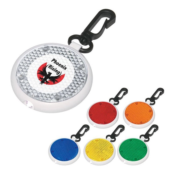 LED Running Light Mini Clip-on Safety Warning Reflector