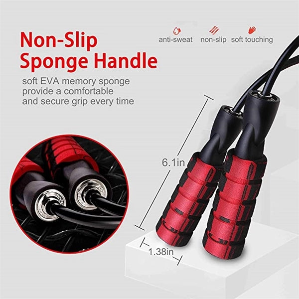 2 in 1 Cordless Indoor Jump Rope with Two Balls