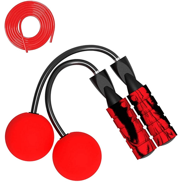 2 in 1 Cordless Indoor Jump Rope with Two Balls