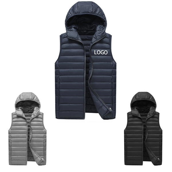 Puffer Vest with Hood