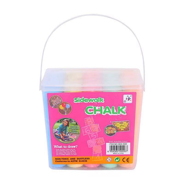 Sidewalk Chalk 20 Count- 5 colors