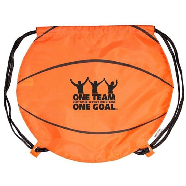 Basketball Drawstring Backpack