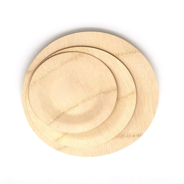 Round Bamboo Plates