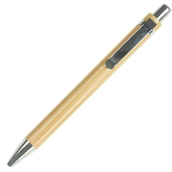 Bamboo Wooden Sustainable Retractable Ballpoint Pen