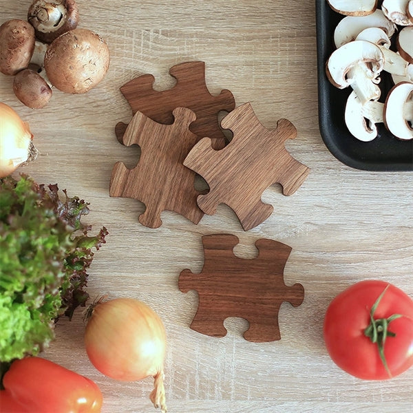Wooden Puzzle Coasters