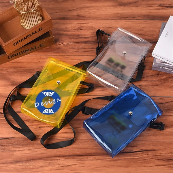 PVC Clear Messenger Bag