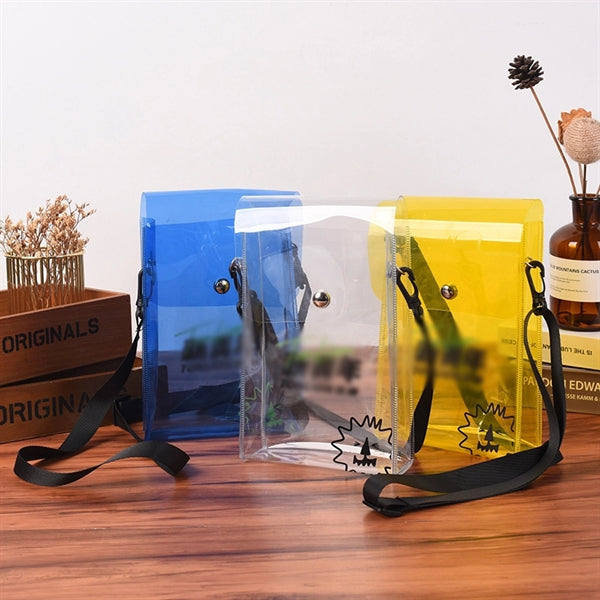 PVC Clear Messenger Bag