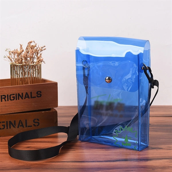 PVC Clear Messenger Bag