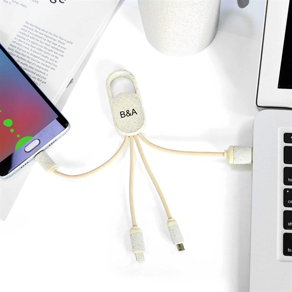 Eco-friendly charging cable with custom logo for phone