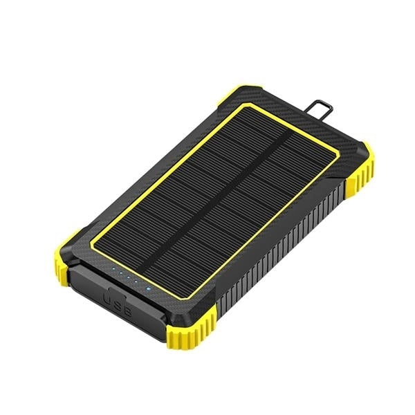 Outdoor Wireless Solar Power Bank 10000mAh With LED Light