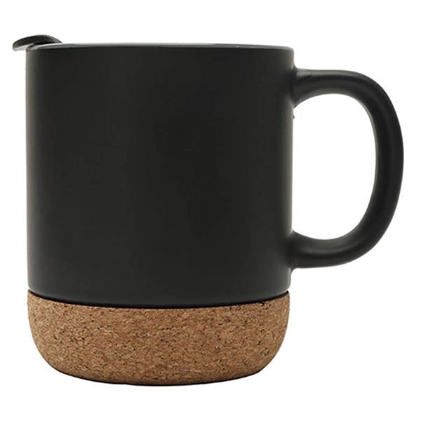 14 oz Cork Base Ceramic Coffee Mug