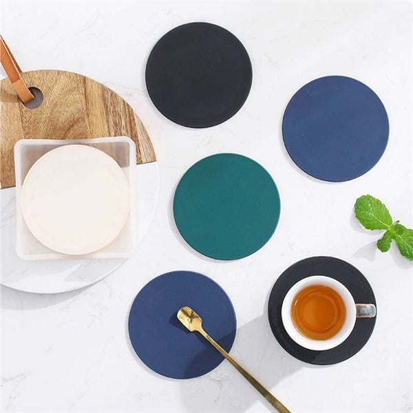 Round Rubber Coaster