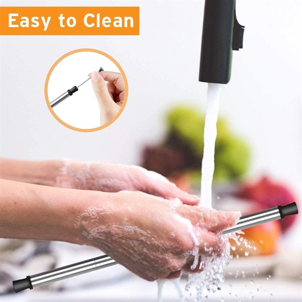 Collapsible Straws with Case