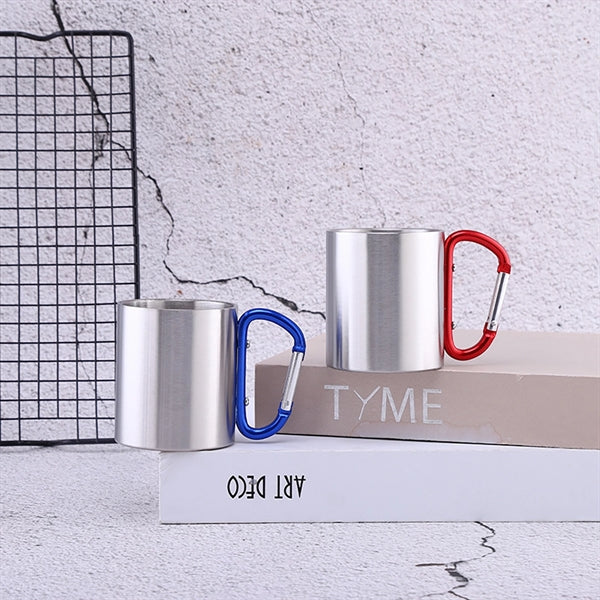 Stainless Steel Mug with Handle