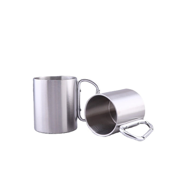 Stainless Steel Mug with Handle