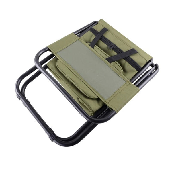 Folding Backrest Insulation Fishing Chair Camping Cooler Bag
