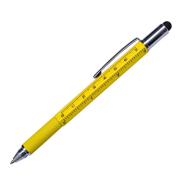 6 In 1 Plastic Multi Tool Touch Ballpoint Pen