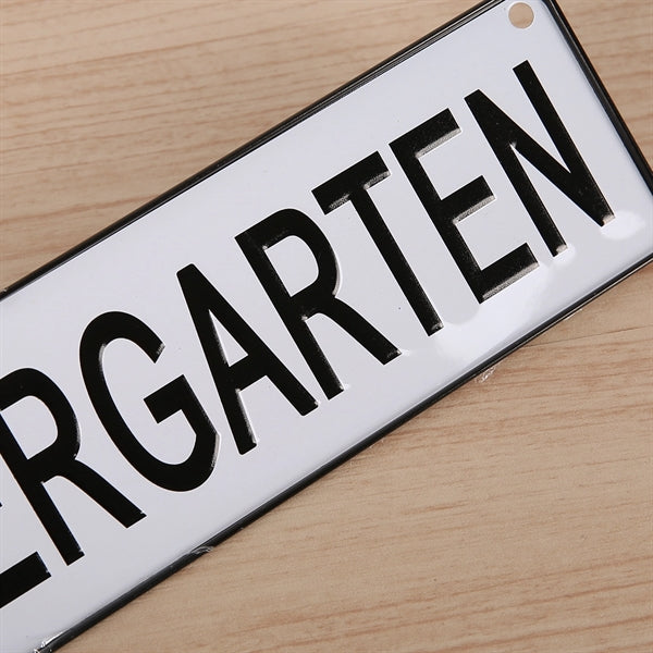 Metal Embossed Signage