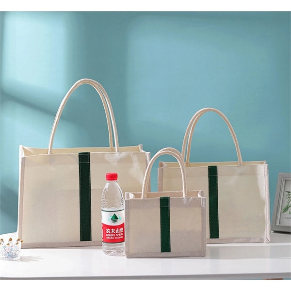 Cotton Canvas Travel Storage Tote Bag
