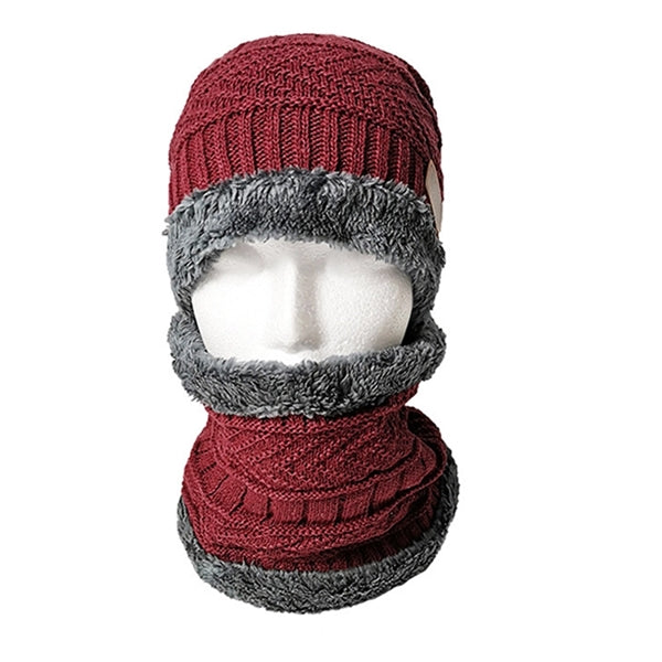 Winter Beanie Hat Scarf Set