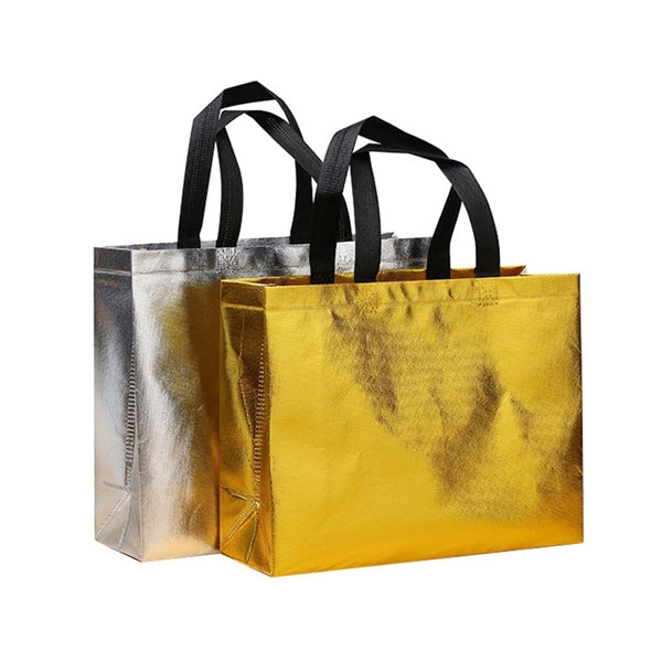 Metallic Non-Woven Tote Bag