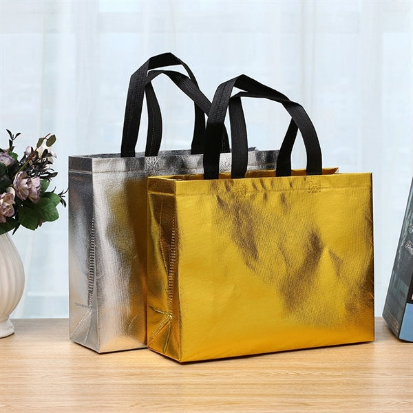 Metallic Non-Woven Tote Bag