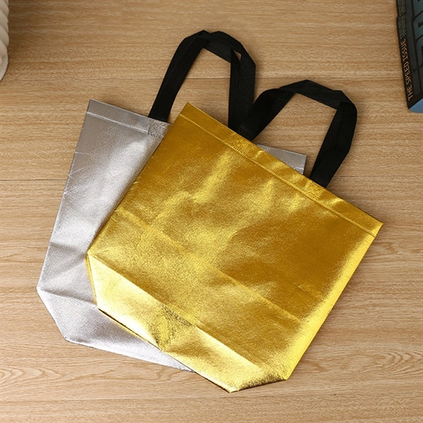 Metallic Non-Woven Tote Bag