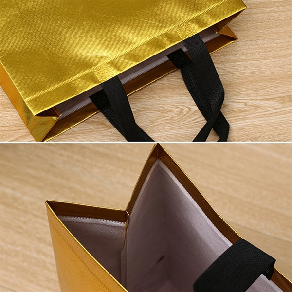 Metallic Non-Woven Tote Bag