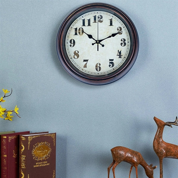 12 Inch Vintage Battery Operated Retro Wall Clocks